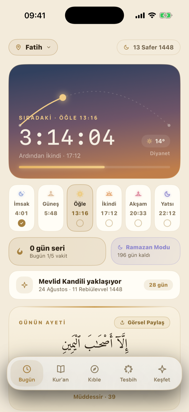 Bugün